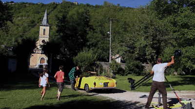 Tournage à Cougousse