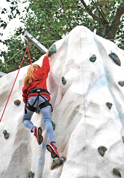 Mur d'escalade une aventure sécurisée