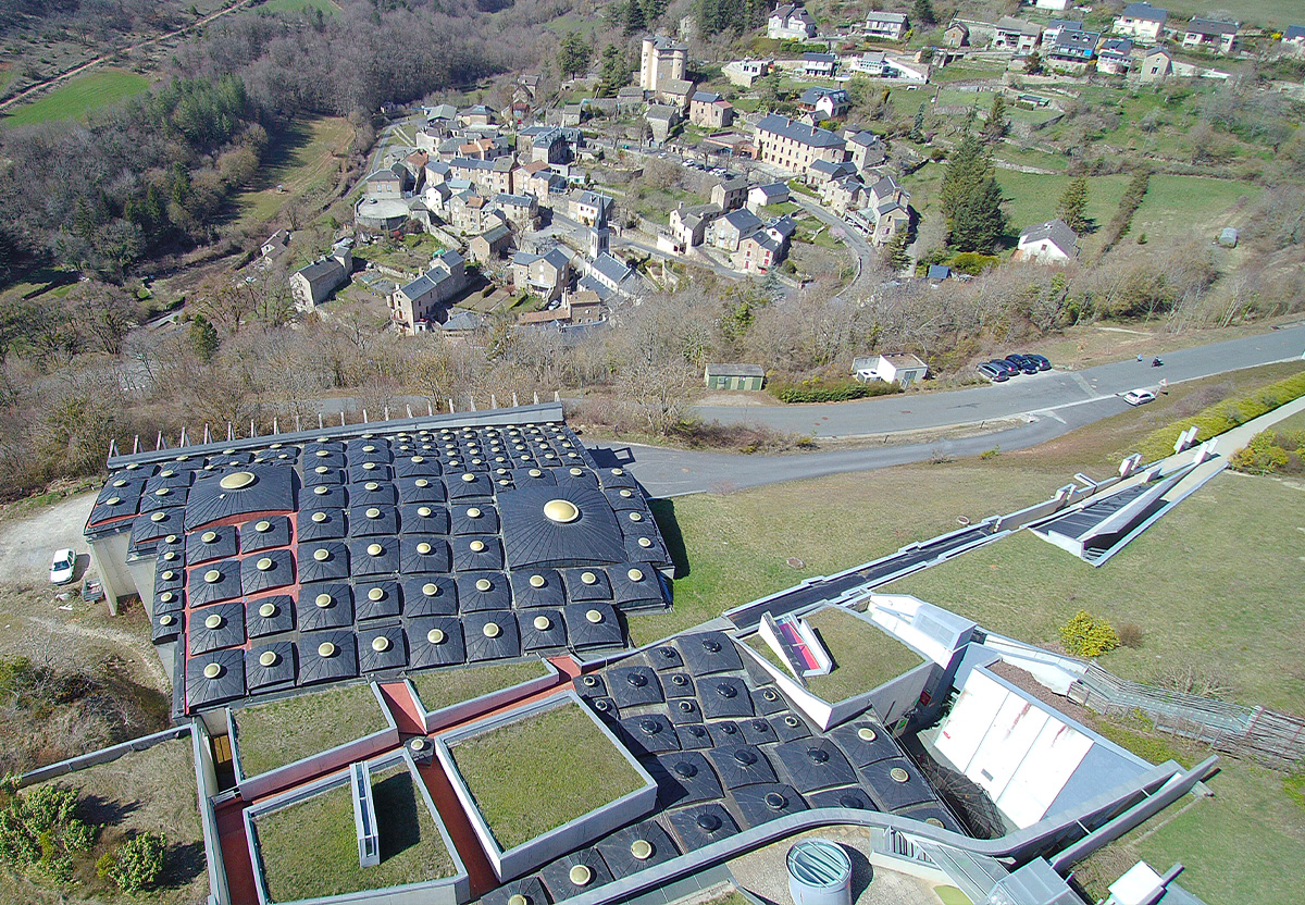 Vue aérienne de la cité des insectes