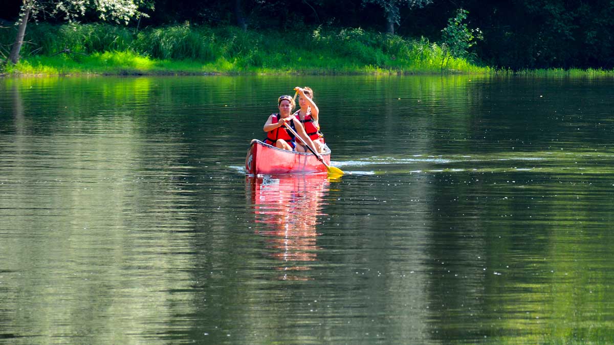 Canoe sur le Lot
