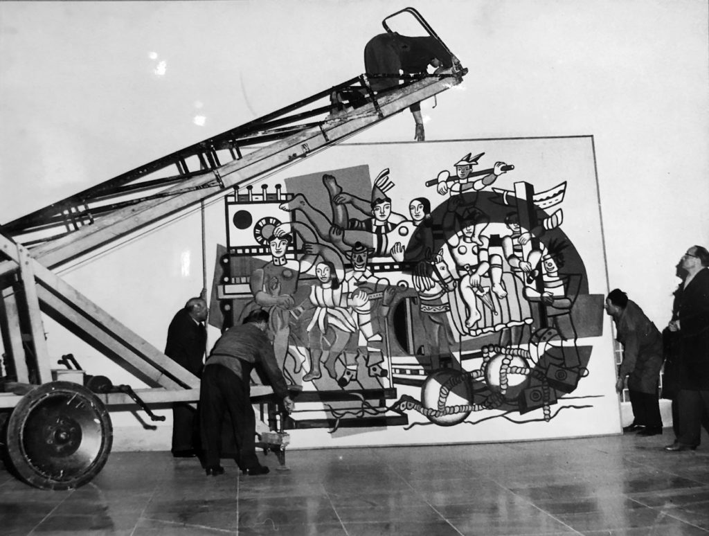 Fernand LEGER - vue d'un accrochage d'exposition