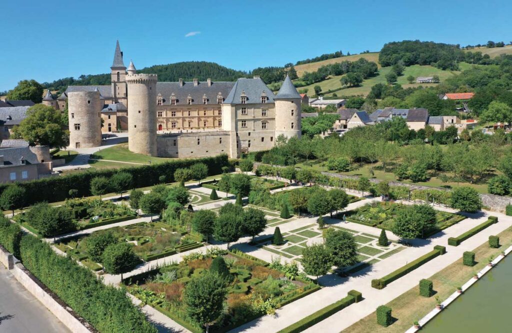 Vue du Château et des Jardins