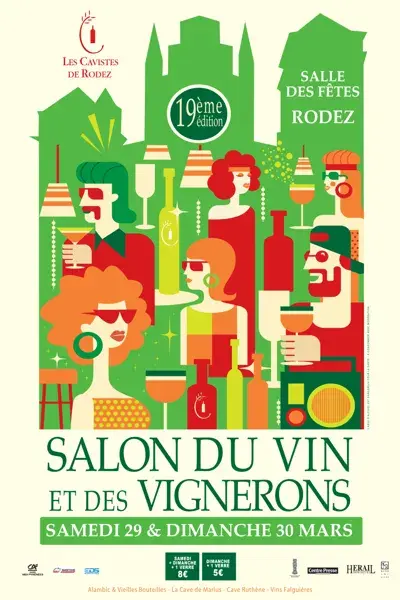 Affiche salon du vin 2025
