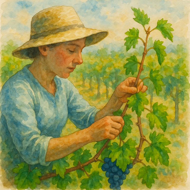 illustration defoliage été