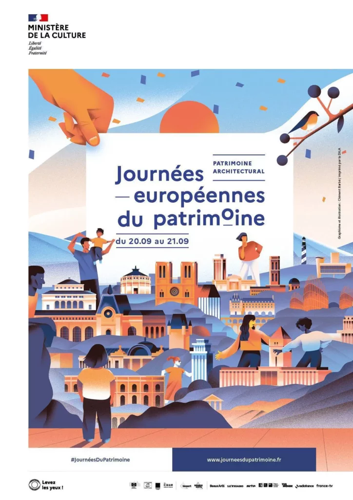Les journées du Patrimoine 2025 1 Affiche JEP2025