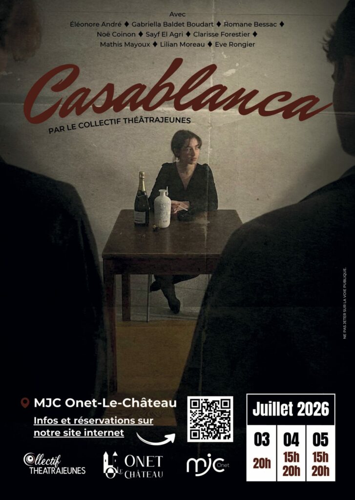 Affiche CASABLANCA Collectif Theatrajeunes scaled 1